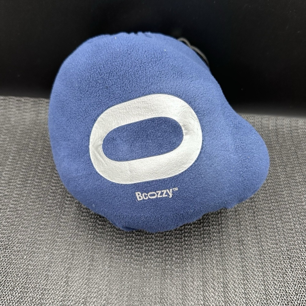 Be Cozy Neck Pillow For Travel Double Support To The Head Neck And Chin Blue L